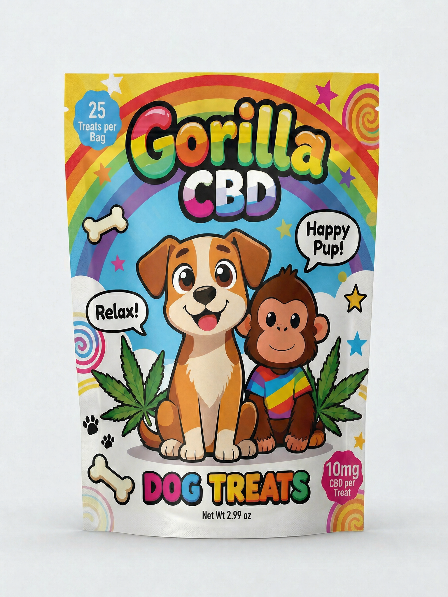 CBD Dog Treats 10MG (Large Breed) (25-Count)
